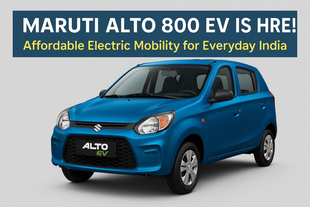 Featured Image Of Maruti Alto Electric